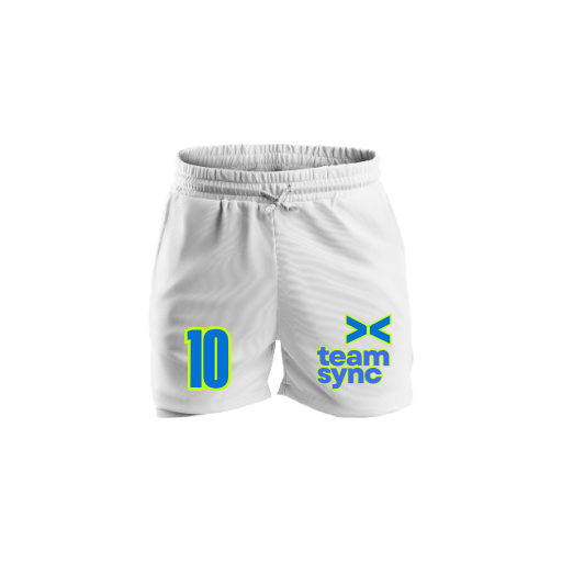 Short Mockup Parches Blanco